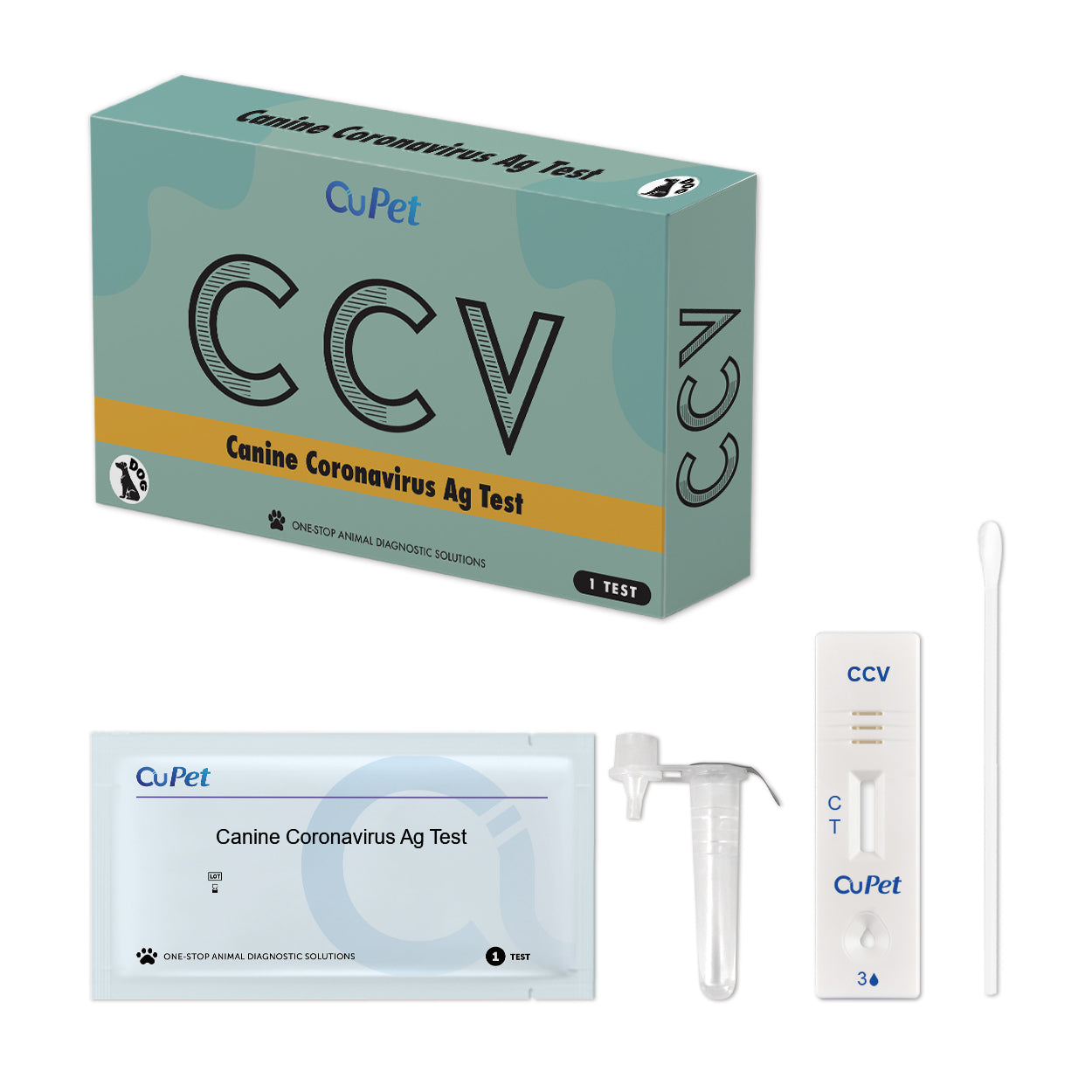 CuPet Canine Coronavirus (CCV) Ag Test