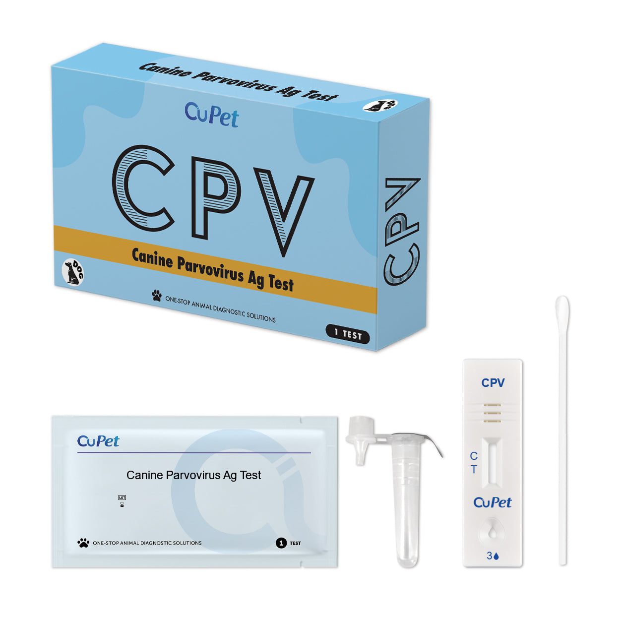 CuPet Canine Parvovirus (CPV) Ag Test