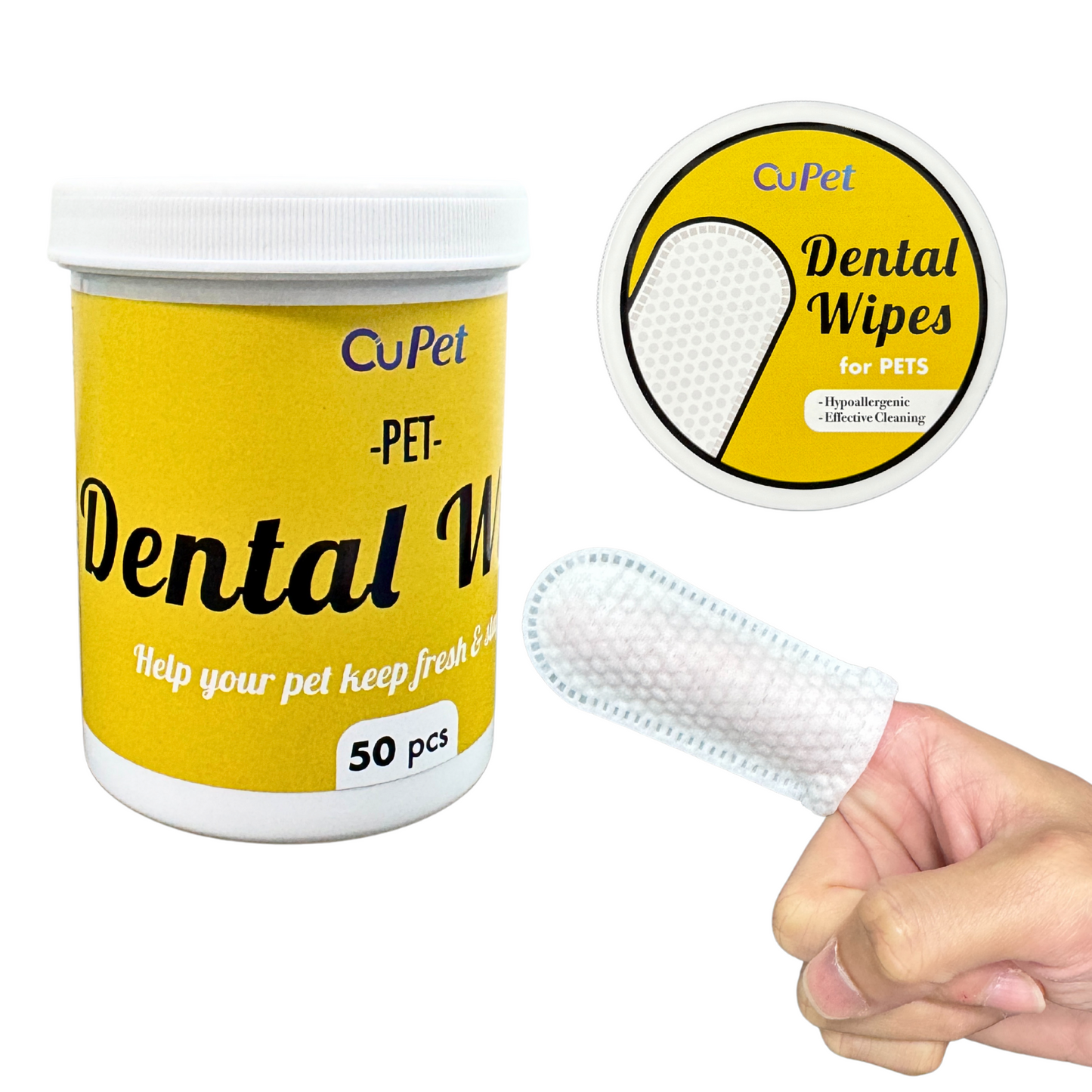 CuPet Dental Wipes