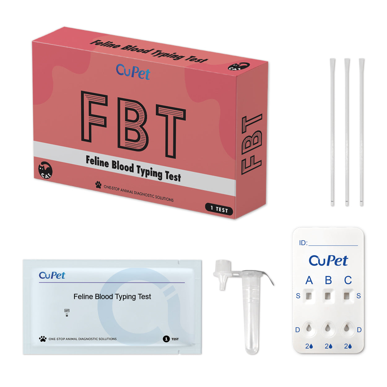 CuPet Feline Blood Typing (FBT) Test