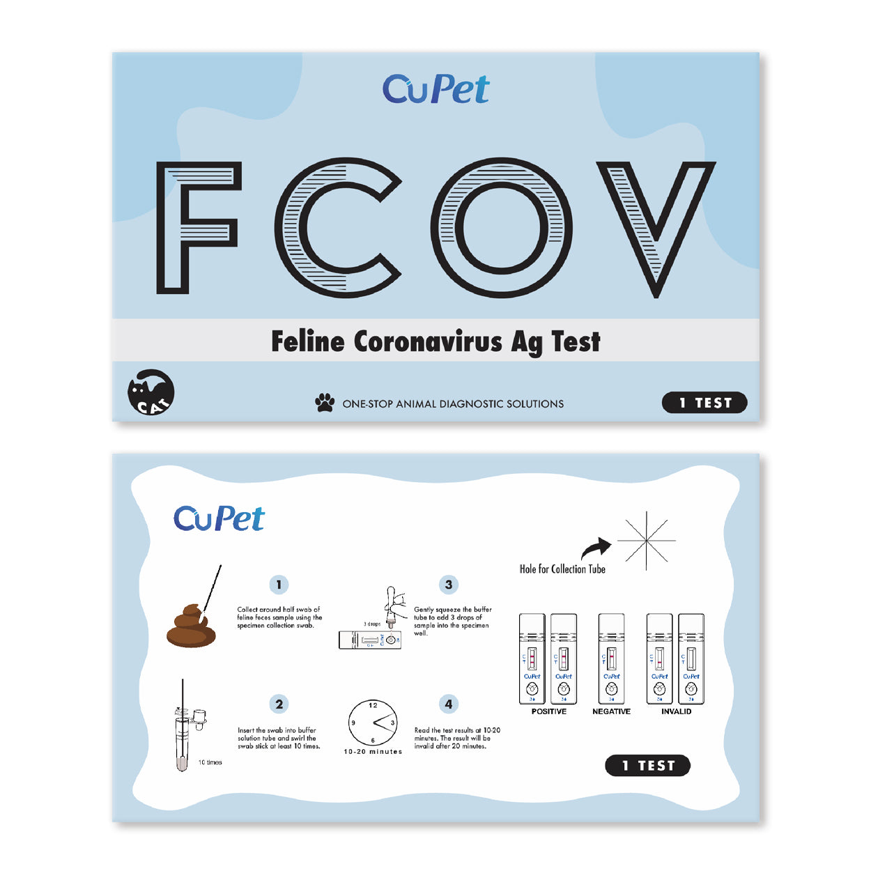 CuPet Feline Coronavirus (FCOV) Ag Test