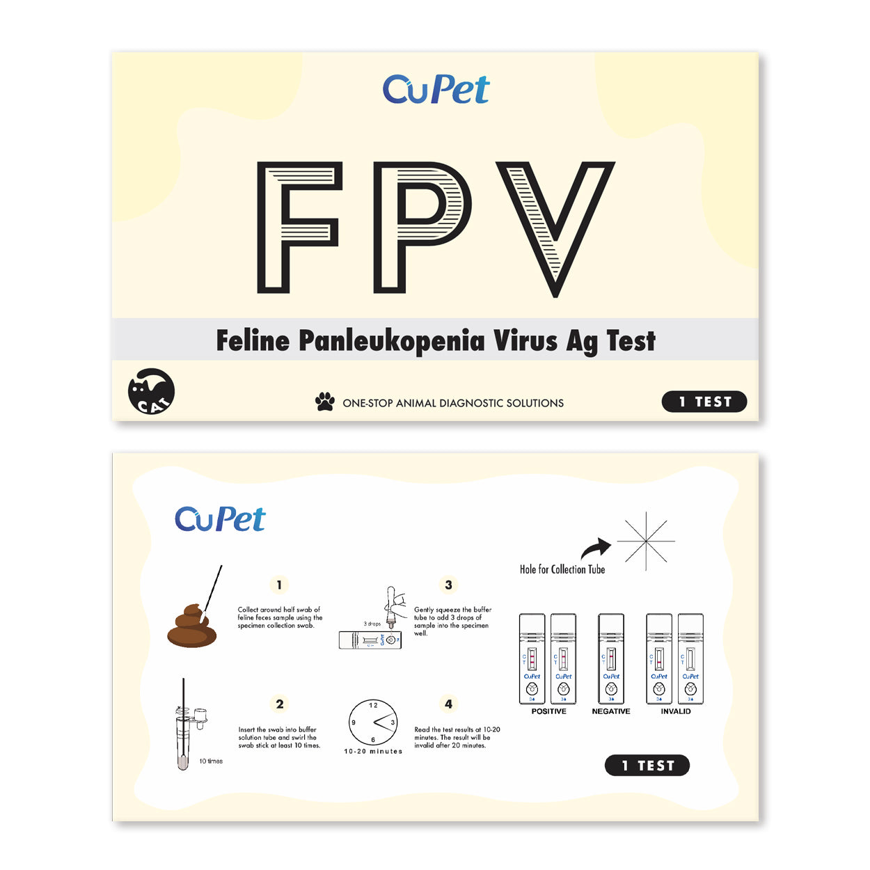 CuPet Feline Panleukopenia Virus (FPV) Ag Test