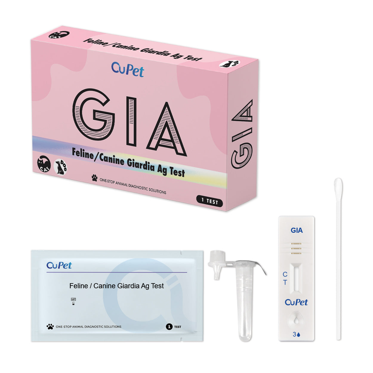 CuPet Feline/Canine Giardia (GIA) Ag Test