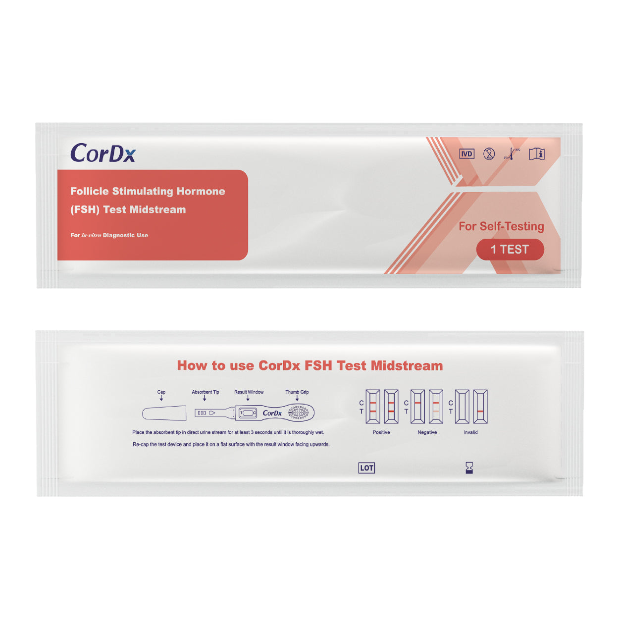 CorDx Follicle Stimulating Hormone (FSH) ART Self-Test Kit