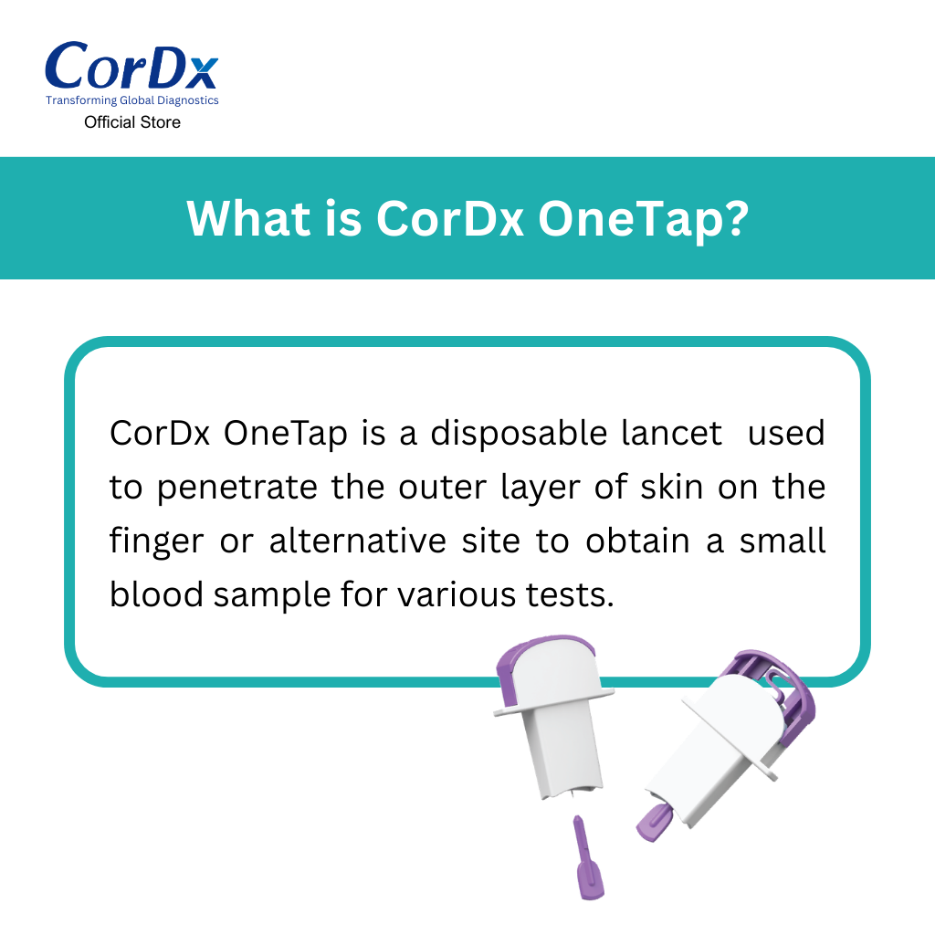 CorDx OneTap Lancets 50 PCS