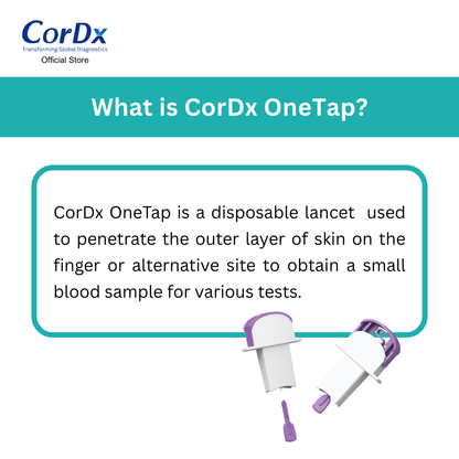 CorDx OneTap Lancets 50 PCS