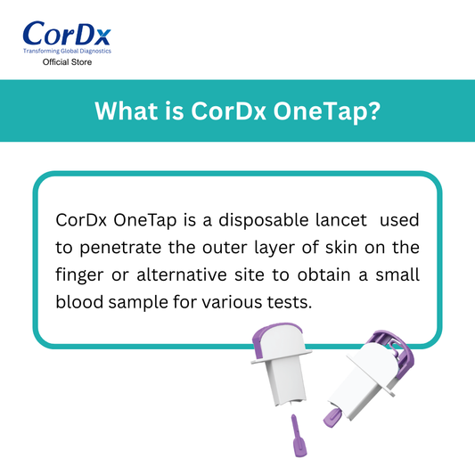 CorDx OneTap Lancets 50 PCS