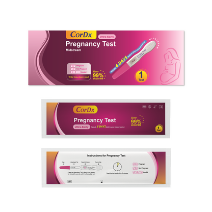 CorDx Ultra-Early Pregnancy Test (Midstream)